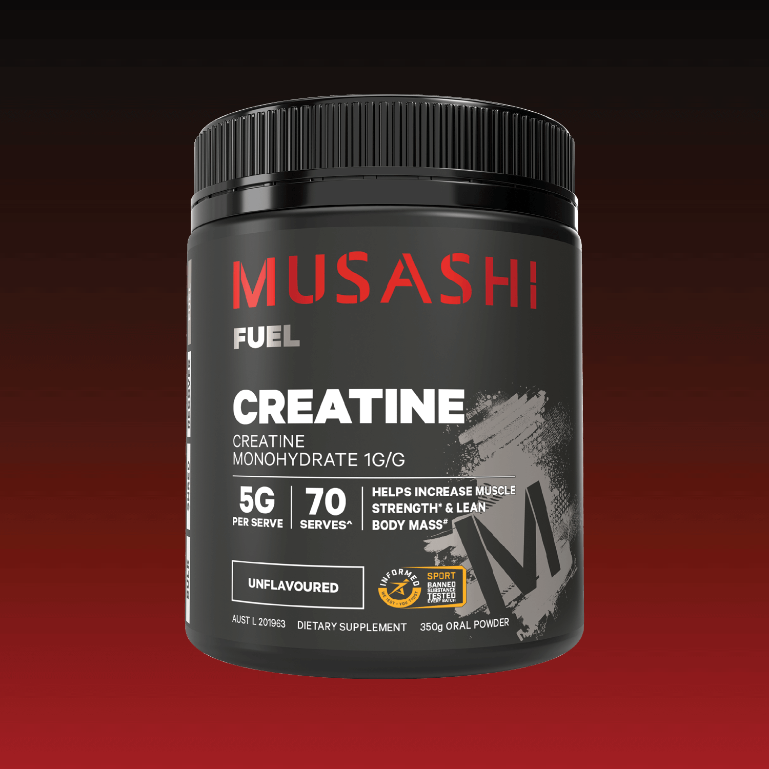 Musashi Creatine Monohydrate Powder 350g