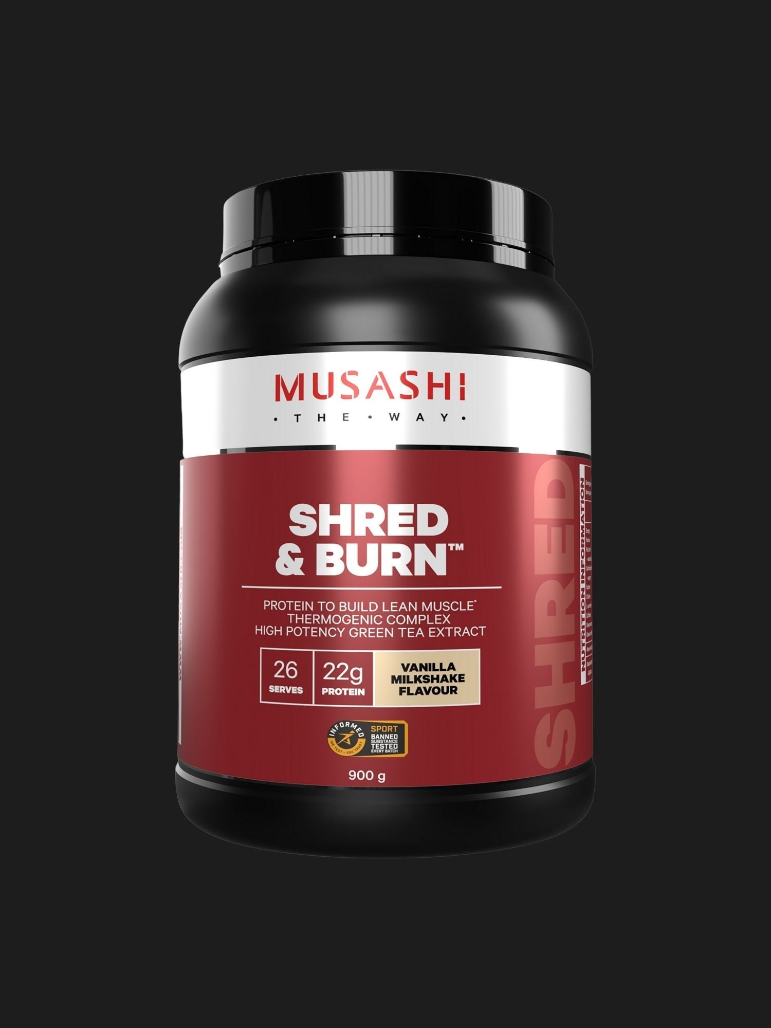 Shred And Burn Protein Powder Musashi Us