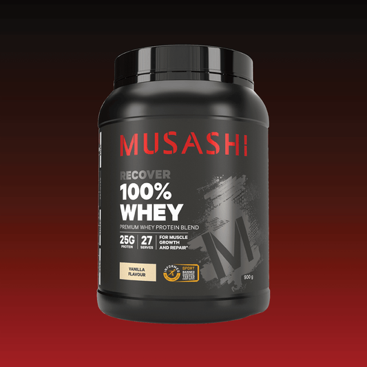 100% Whey Protein Powder 900g - Vanilla