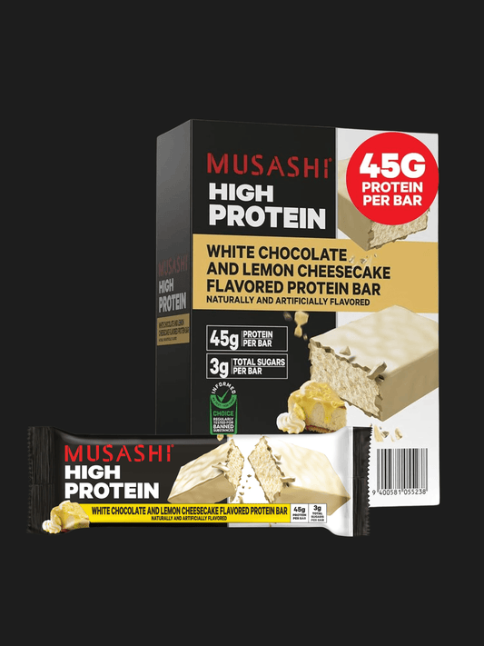 High Protein Bar 3.2 oz/90g, 45g Protein Per Bar (Box of 12 Bars)