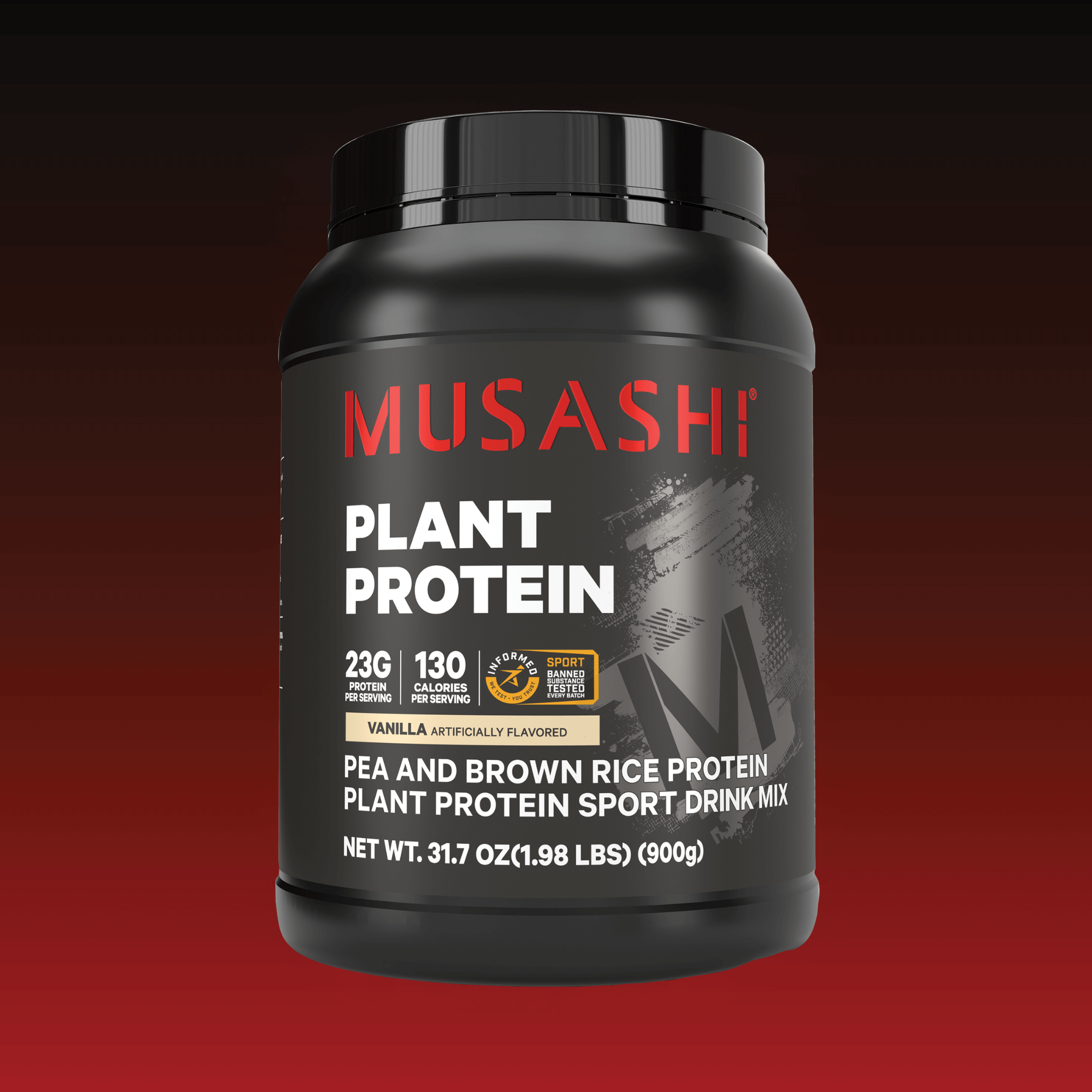 Musashi US Plant Protein Powder - Vanilla Flavour