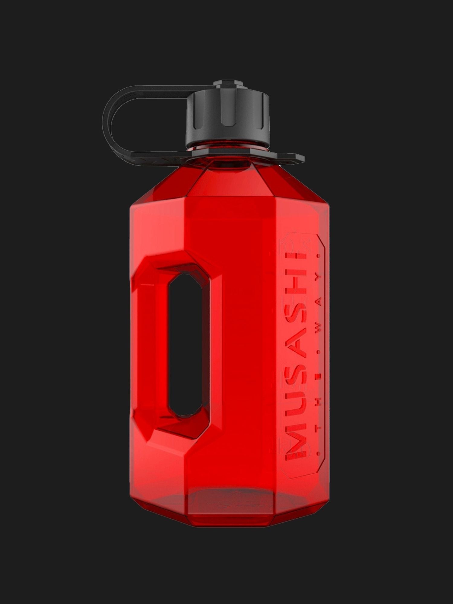 Musashi-ALPHA-JUG-2.4L-RED-BOTTLE