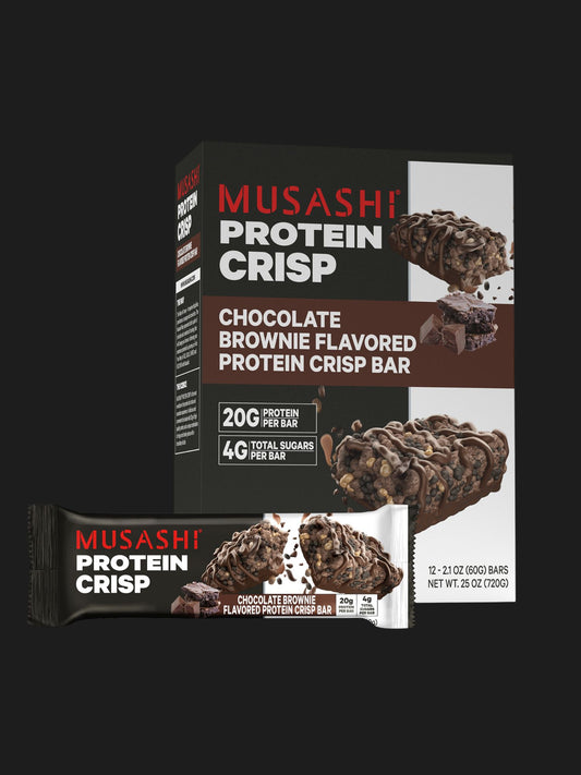 Musashi Crisp Choc Brownie 60g