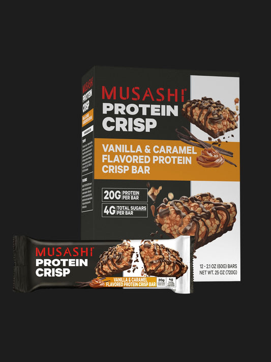 Musashi Crisp Vanilla Caramel 60g