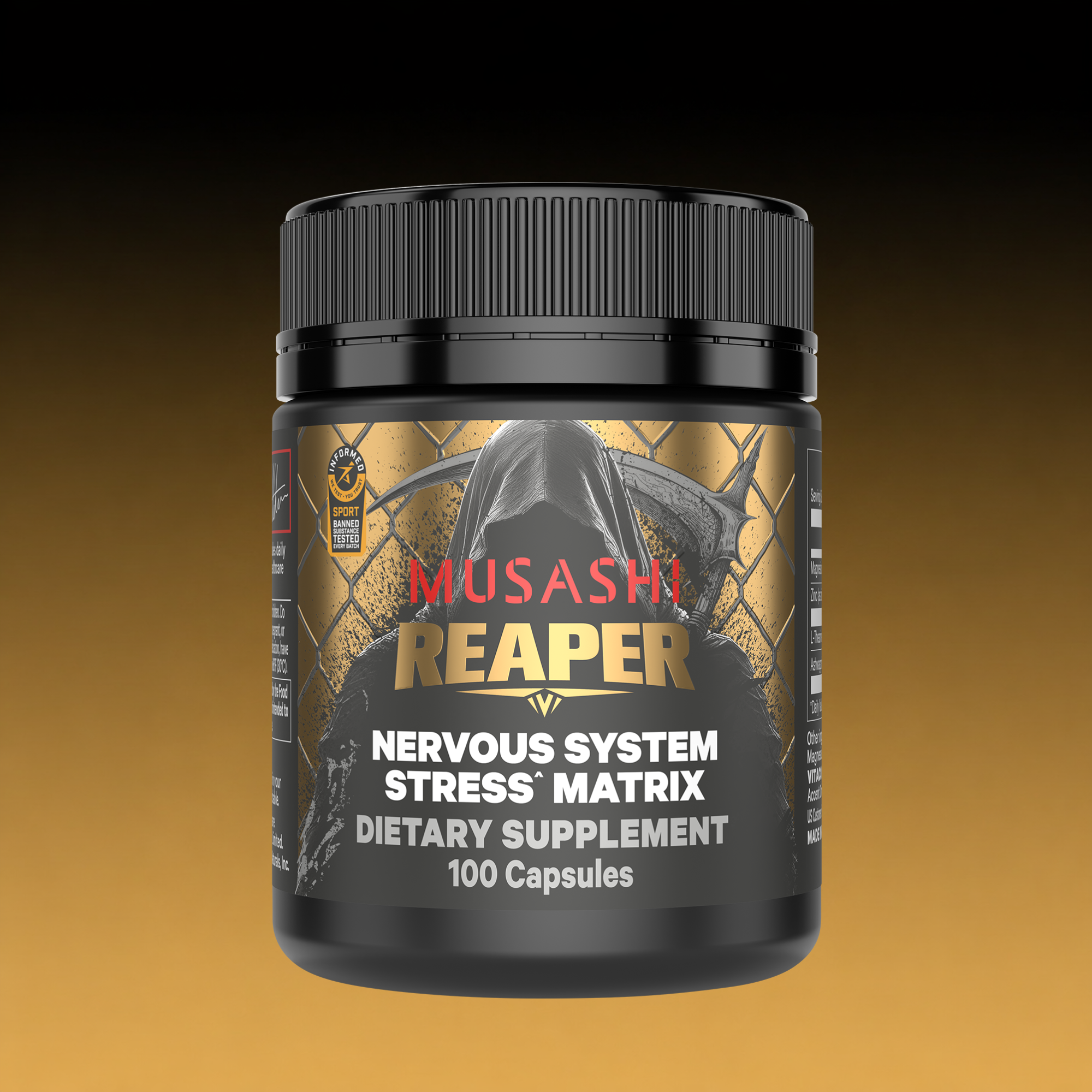 Musashi Nervous System Stress Matrix Dietary Supplement